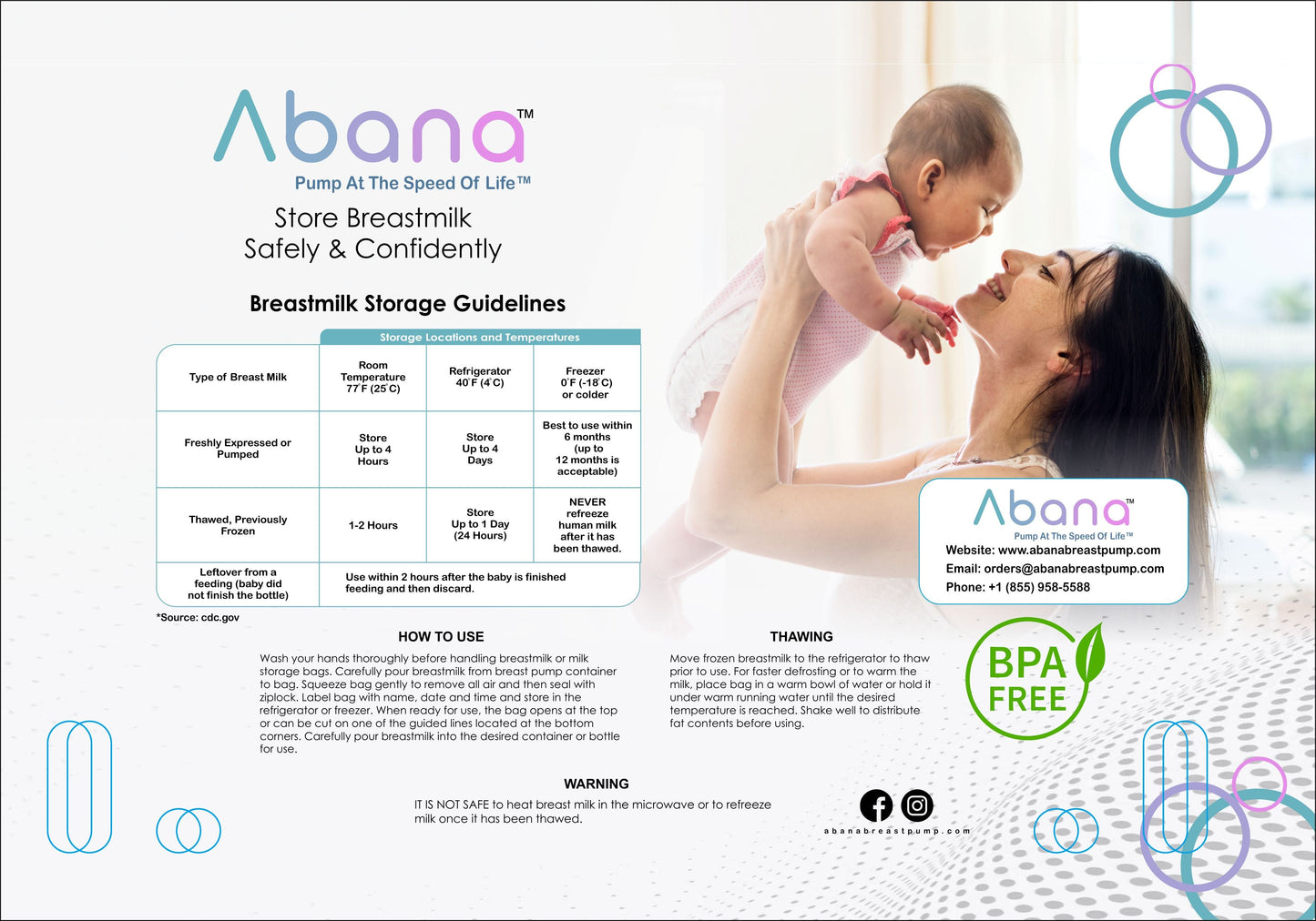 Abana Breastmilk Storage Bags