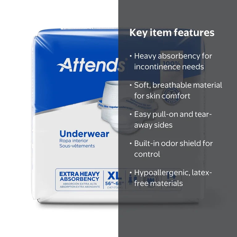 Attends Care Disposable Underwear Tear Away