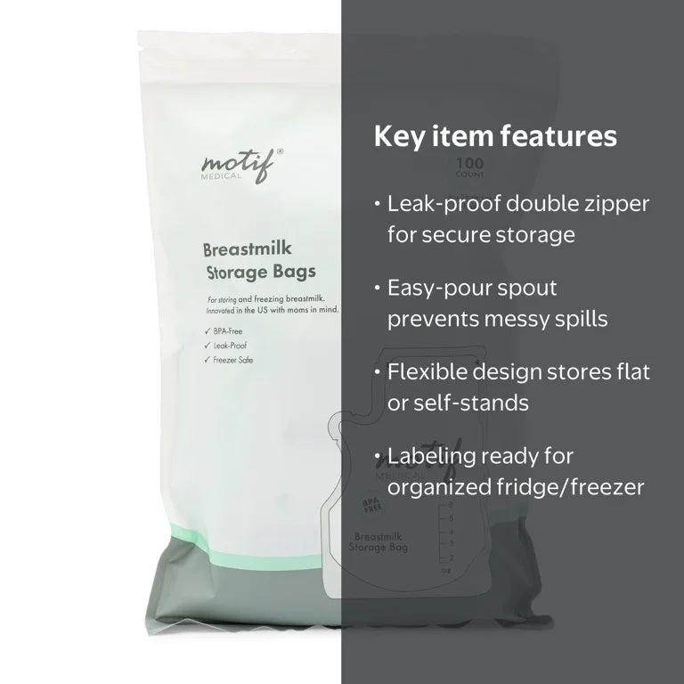 Motif Medical Breastmilk Storage Bags