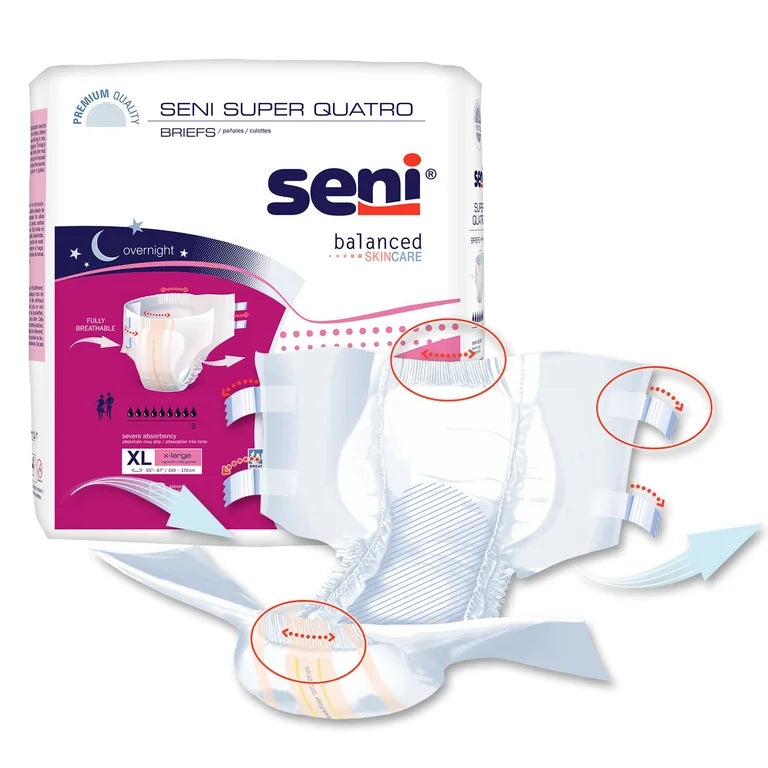 Seni Super Quatro Adult Incontinence Brief