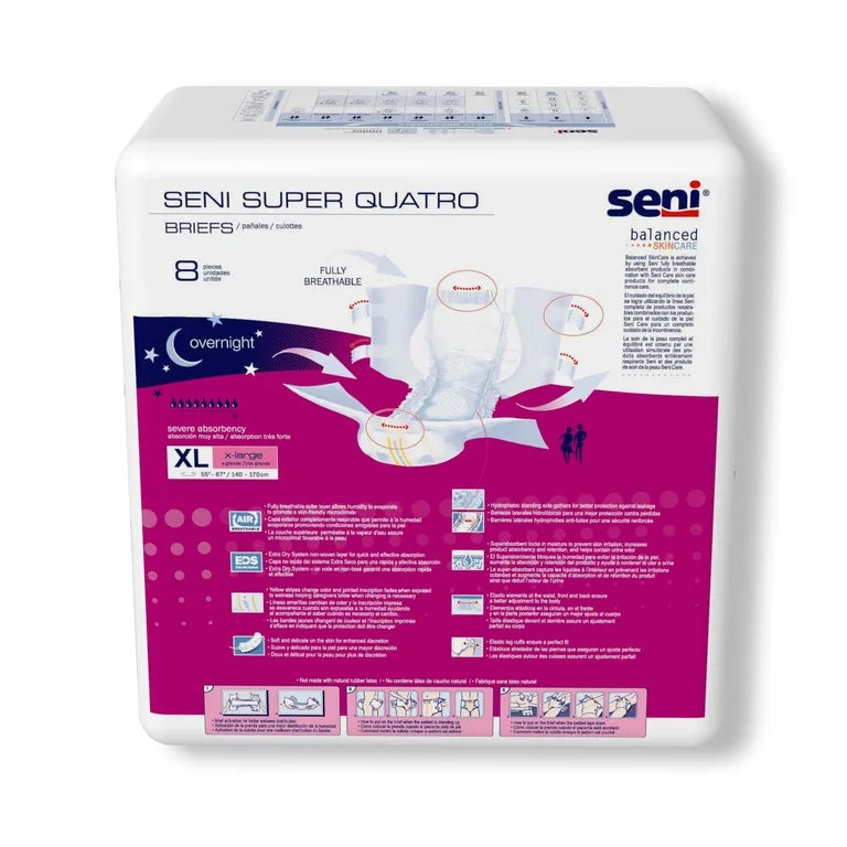 Seni Super Quatro Adult Incontinence Brief