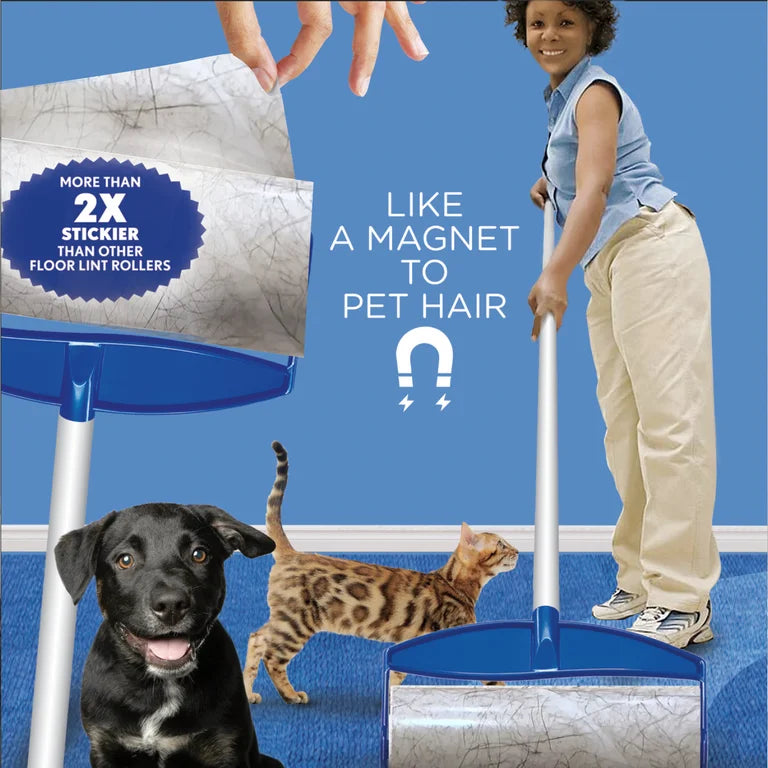 LOLA ROLA Sticky Mop Refill, Pet Hair/Lint Remover & Cleaner, Adhesive Roller - 1 Pack