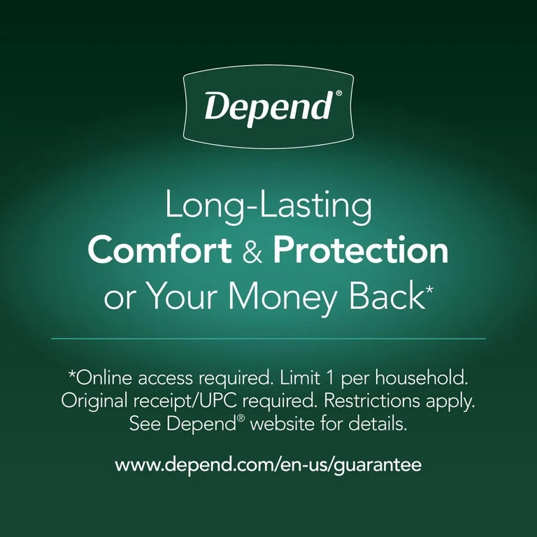 Depend Incontinence Bed Underpads 36" x 21", 12 Count